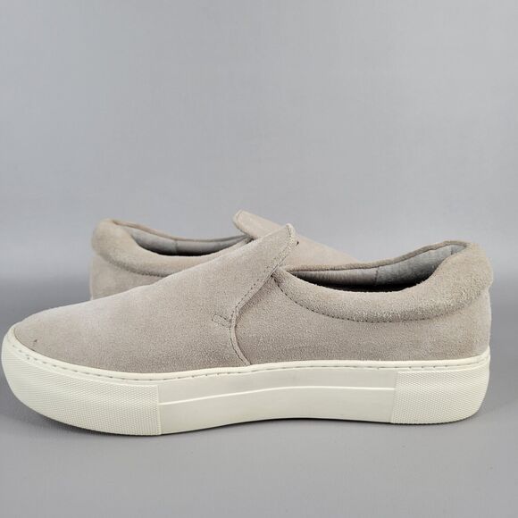 J.Slides Womens Slip On Loafers Round Toe Comfort Casual Shoes Tan Size 6.5M - Picture 4 of 12